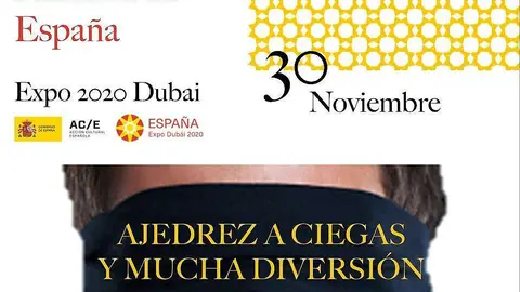Ajedrez a ciegas pabellón españa expo dubai