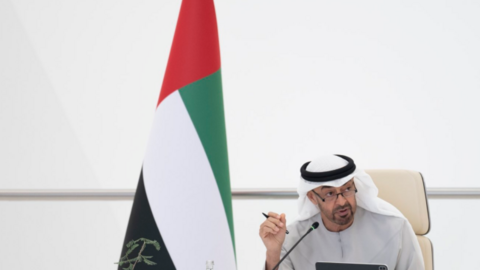 El jeque Mohamed bin Zayed Al Nahyan, príncipe heredero de Abu Dhabi. (Twitter)