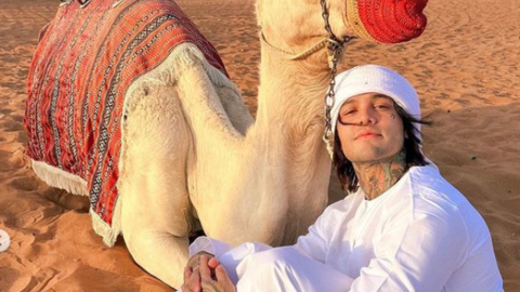 Una foto en el desierto de Dubai del Instagram de Yeferson Cossio.