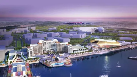 Yas Bay Waterfront en Abu Dhabi. (Twitter)