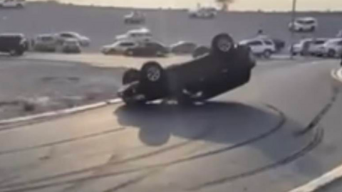 A modo ilustrativo, un accidente de tráfico. (Policía de RAK)