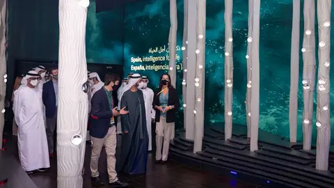 El jeque Mohammed en el Bosque de la Inteligencia. @DXBMediaOffice)