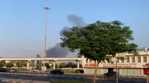 Una imagen del incendio. (EL CORREO)