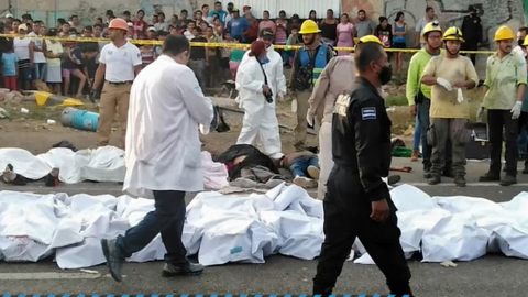 Una imagen de las víctimas del accidente en México. (Twitter)