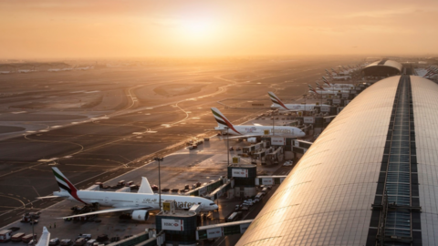 Una imagen del Aeropuerto Internacional de Dubai. (Facebook)