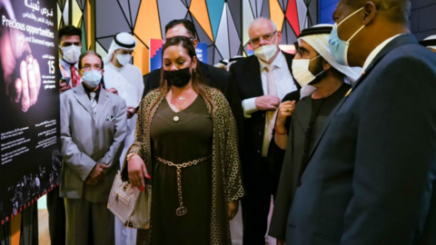 Un evento en Dubai en la era del coronavirus. (Dubai Media Office)