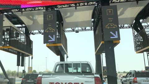 Una de las fronteras entre Dubai y Abu Dhabi. (EL CORREO)