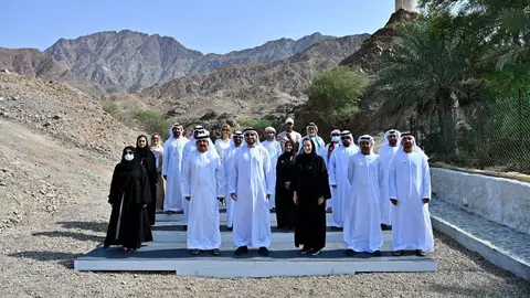Inauguracion del sendero Al Bithnah Nature en Fujairah. (WAM)