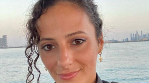 Mercedes Cárdenas en La Palmera de Dubai. (Fuente externa)