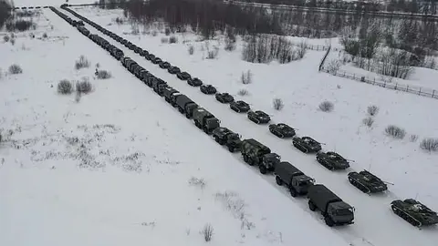 Despliegue ruso en Kazajistán. (Twitter)