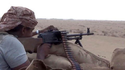 Un combatiente gubernamental en Yemen. (Fuente externa)