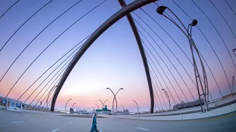 El puente Infinito de Dubai. (Twitter)