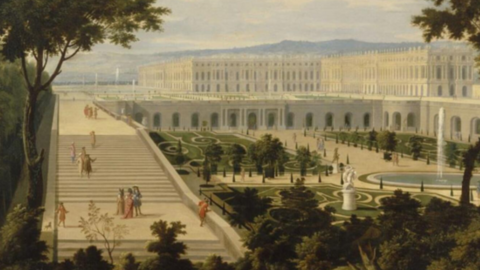Una de las obras de la exposición del Palacio Versailles. (Fuente externa)