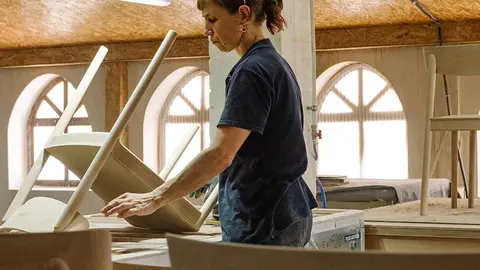 Trabajadora de Andreu World.