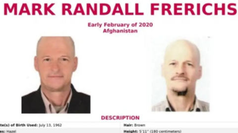 El estadounidense secuestrado en Afganistán. (Fuente externa)