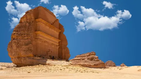 Una imagen del desierto de Al Ula. (WAM)