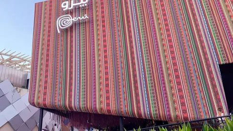 El Pabellón de Perú en Expo Dubai. (EL CORREO)
