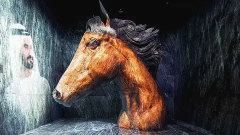 El jeque Mohammed y Dubai Milenium, cara a cara en Vision Pavilion de Expo 2020 Dubai. (Cedida)