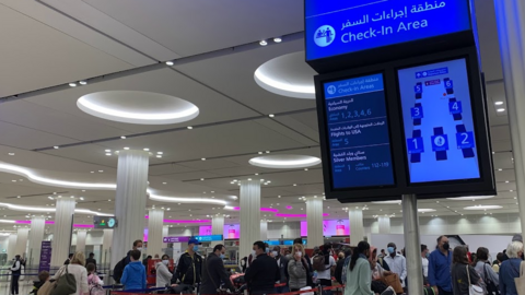 Una imagen del Aeropuerto Internacional de Dubai DXB. (El CORREO)