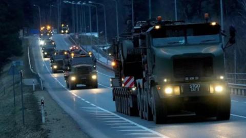 Las tropas rusa se acercan a Kiev. (Twitter)