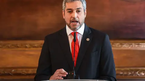 El presidente de Paraguay, Mario Abdo Benítez. (Twitter)