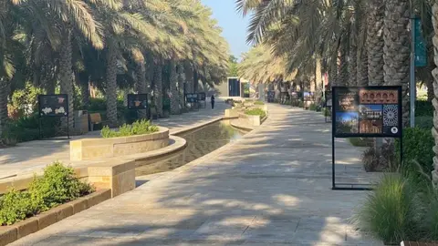 La exposición del legado árabe en España en el parque de Abu Dhabi. (Fuente externa)
