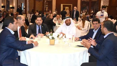 Un momento del encuentro empresarial entre Sharjah y Argentina. (WAM)