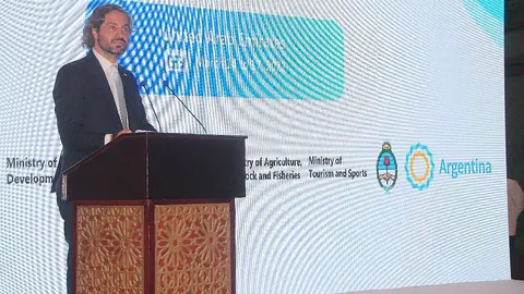 El ministro de Exteriores de Argentina en Abu Dhabi. (EL CORREO)