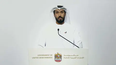 El doctor Taher Al Ameri, portavoz del NCEMA. (WAM)