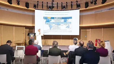 Desarrollo del foro sobre transplantes en el Pabellón de  España de Expo 2020 Dubai. (Expo 2020 Dubai)