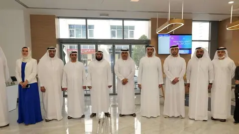 Responsables del hub digital de Dubai. (WAM)