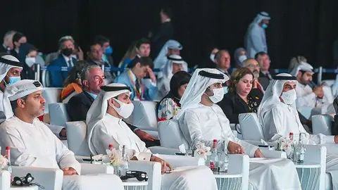 Autoridades durante la inauguración de GBF LATAM. (WAM)