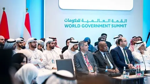 Sesiones previas de la Cumbre Mundial de Gobiernos 2022 en Expo 2020 Dubai. (WAM)