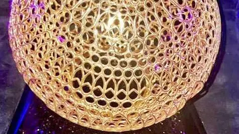 Una imagen del premio entregado al Pabellón de México en Expo Dubai. (Twitter)