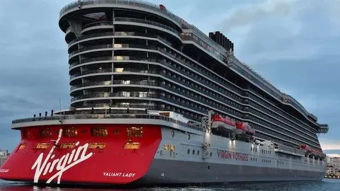 El crucero de lujo Valiant Lady. (Fuente externa)