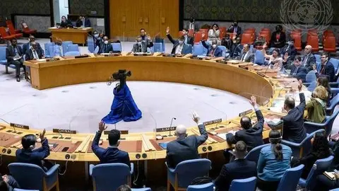 El Consejo de Seguridad de la ONU, en una sesión. (ONU)