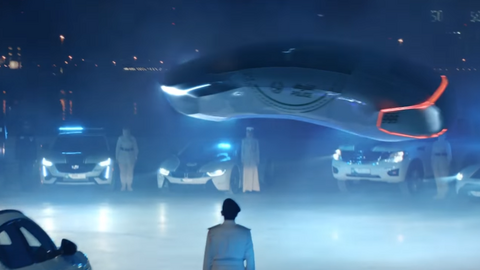 Fotograma del vídeo publicado por la Policía de Dubai.