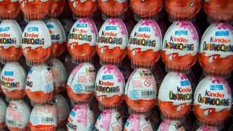 Huevos kinder en una imagen de archivo.