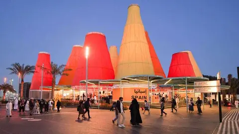 Exterior del Pabellón de España en Expo Dubai 2020.