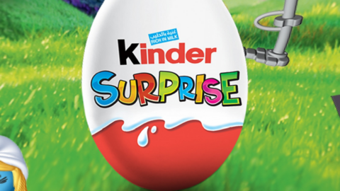 Un huevo kinder de la marca Ferrero. (Kinder Arabia)