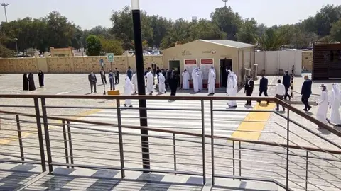 Un momento de la evacuación. (WAM)