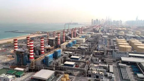 Desalinizadora en Jebel Ali. (Dewa)