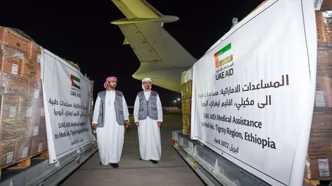Envío de suministros médicos a Etiopía. (WAM)