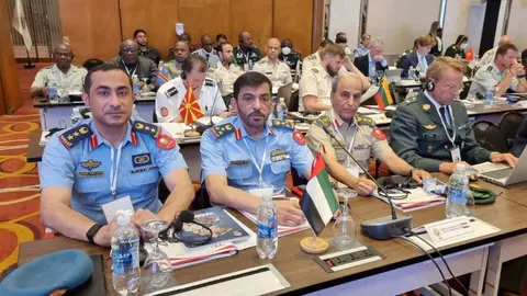 Representantes de Emiratos en Perú. (WAM)