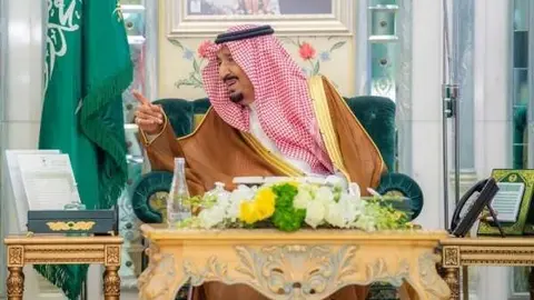 Una imagen del rey Salman de Arabia Saudita. (Saudi Gazette)