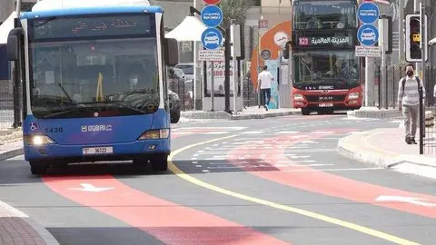 Carril bus en Dubai. (RTA)