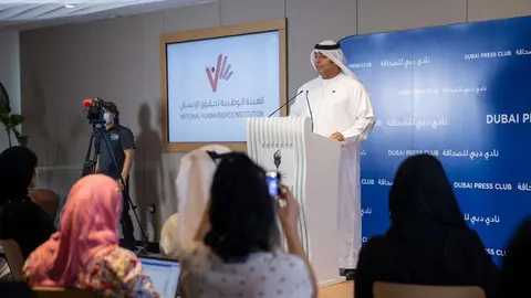 El presidente de la Institución Nacional de Derechos Humanos, Maqsoud Kruse. (WAM)