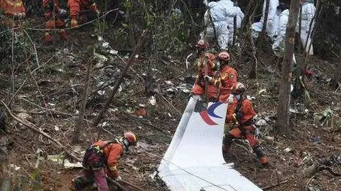 Una imagen de archivo del lugar donde cayó el avión. (Twitter)