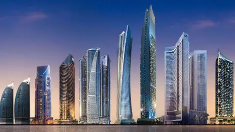 Edificios de la firma Damac de Dubai. (Twitter)