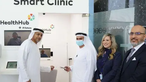 La clínica inteligente en Dubai Festival City. (Twitter)